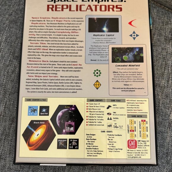 Space Empires: Replicators (open, unpunched) GMT Games GMT1717 - Picture 7 of 16
